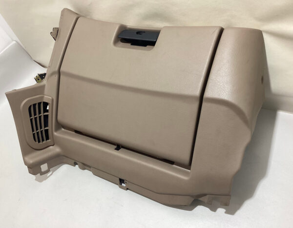 1996-2002 BMW Z3 Roadster Coupe Glove Box Lid Assembly w/ Surround Panel / Sand Beige / Z3028 - Image 3