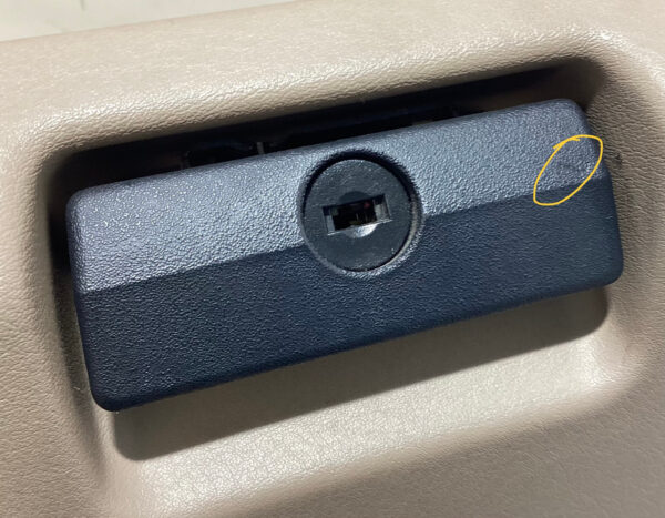 1996-2002 BMW Z3 Roadster Coupe Glove Box Lid Assembly w/ Surround Panel / Sand Beige / Z3028 - Image 5