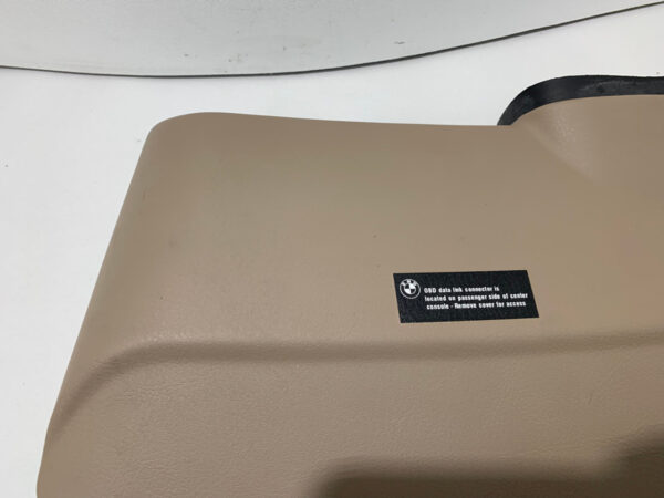 1996-2002 BMW Z3 Roadster Driver Side Dash Trim / Steering Column Cover / Beige / Z3017 - Image 4