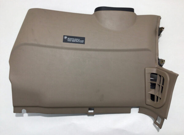 1996-2002 BMW Z3 Roadster Driver Side Dash Trim / Steering Column Cover / Beige / Z3029