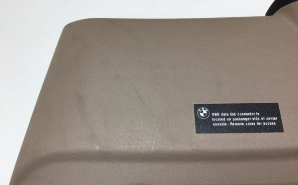 1996-2002 BMW Z3 Roadster Driver Side Dash Trim / Steering Column Cover / Beige / Z3029 - Image 5