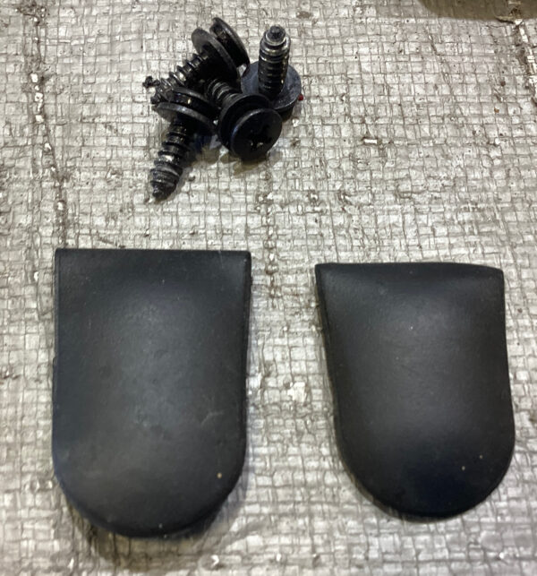 1997-2002 BMW Z3 Roadster Rear B Pillar Speaker Cover / Trim Panels / Pair / Black / Z3030 - Image 2