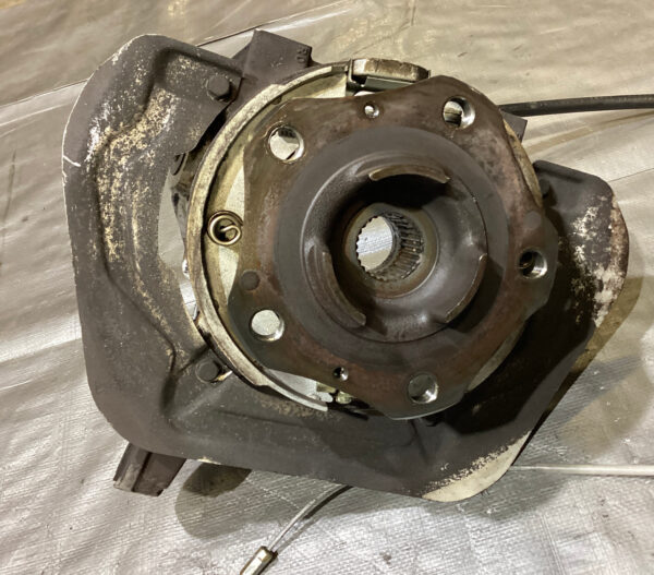 1999-2004 Porsche 996 911 Driver Rear Spindle Hub w/ Control Arms / Subframe Bracket / 87K P6014 - Image 3