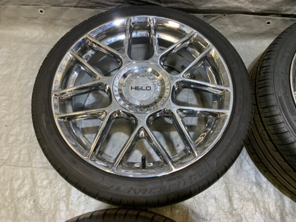 2000-2006 Audi TT 18x8" HELO HE912 Chrome Wheels Rims w/ Tires / Set of 4 / T1017 - Image 4