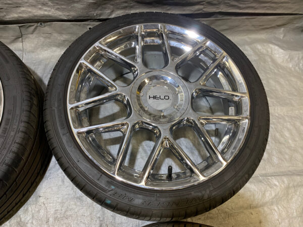 2000-2006 Audi TT 18x8" HELO HE912 Chrome Wheels Rims w/ Tires / Set of 4 / T1017 - Image 5
