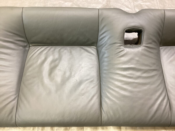 2000-2006 Audi TT Coupe Gray Leather Rear Seat Set / Upper / Lower / T1025 - Image 4