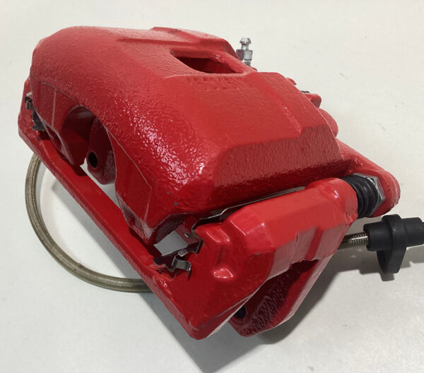 2000-2009 Honda S2000 OEM Brake Calipers w/ Stainless Hoses / Set of 4 / Red / 141K HS003 - Image 5
