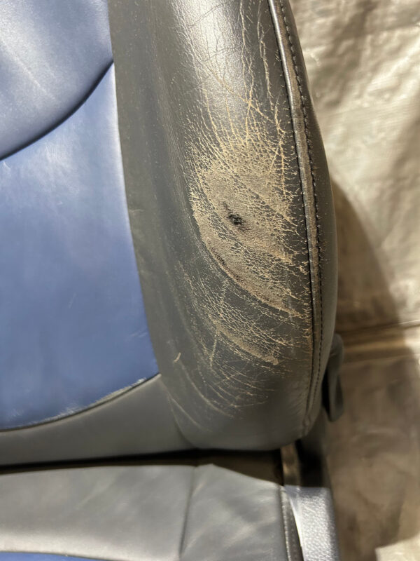 2002-2004 Mini Cooper R53 Hatchback Lapis Blue Gravity Leather Seats / Front & Rear / R1026 - Image 2