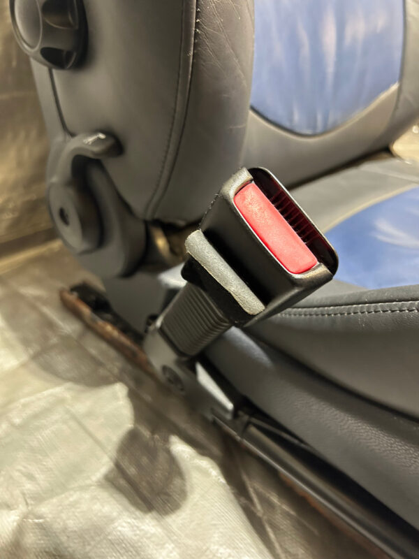 2002-2004 Mini Cooper R53 Hatchback Lapis Blue Gravity Leather Seats / Front & Rear / R1026 - Image 3