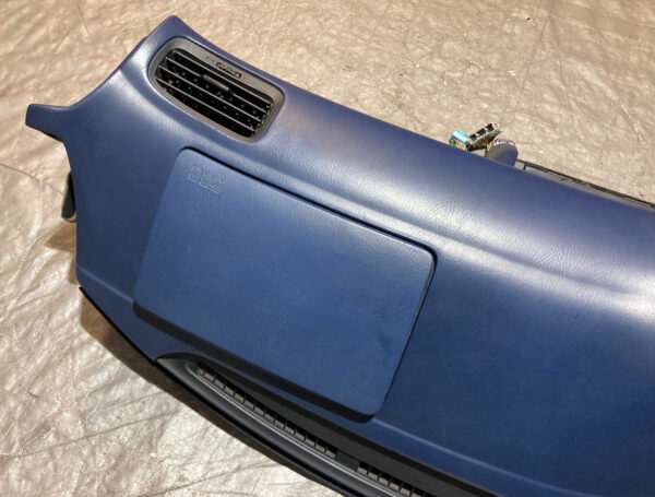2002-2005 Honda S2000 OEM Instrument Dashboard Panel w/ Passenger Air Bag / Blue / HS002 - Image 5