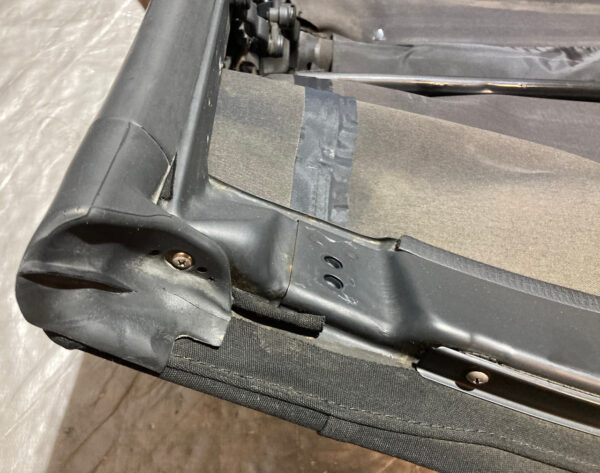 2002-2009 Honda S2000 OEM Convertible Soft Top w/ Frame / Black Cloth / HS002 - Image 4