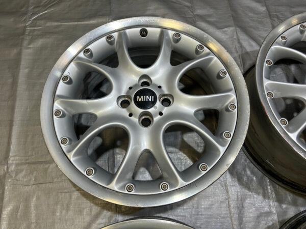 2002-2015 Mini Cooper S R98 17" Web Spoke 2 Piece Wheels Rims / Set of 4 / *DAMAGE* R2029 - Image 2