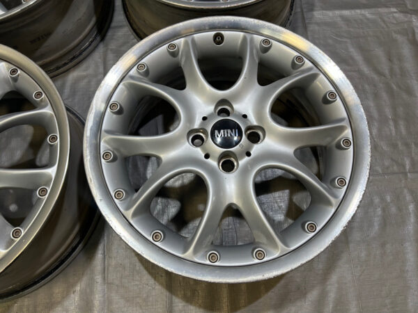 2002-2015 Mini Cooper S R98 17" Web Spoke 2 Piece Wheels Rims / Set of 4 / *DAMAGE* R2029 - Image 4
