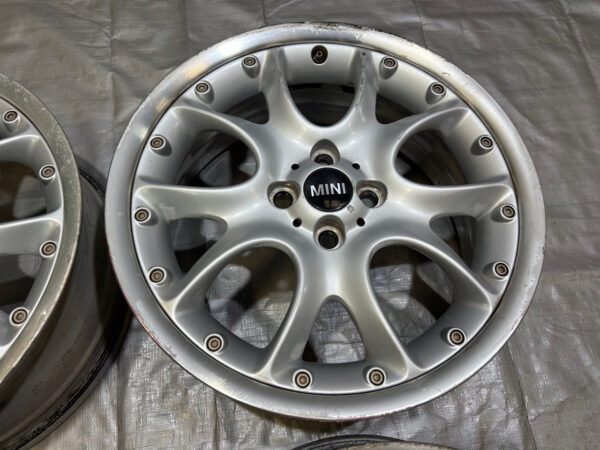 2002-2015 Mini Cooper S R98 17" Web Spoke 2 Piece Wheels Rims / Set of 4 / *DAMAGE* R2029 - Image 5