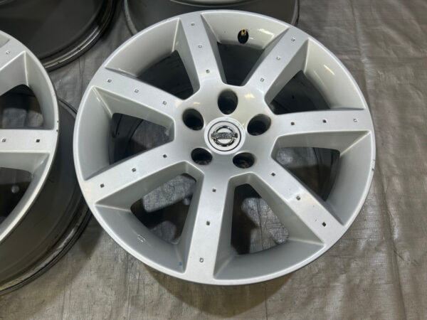 2003-2005 Nissan 350Z 17" 7 Spoke Wheels Rims / Silver / Set of 4 / 5Z023 - Image 2