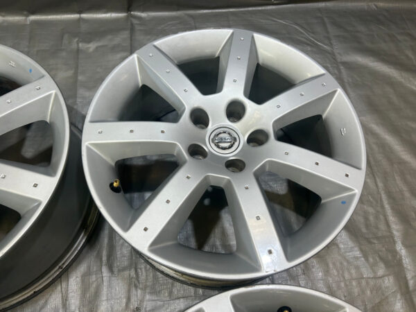 2003-2005 Nissan 350Z 17" 7 Spoke Wheels Rims / Silver / Set of 4 / 5Z023 - Image 3