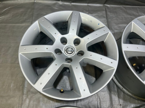 2003-2005 Nissan 350Z 17" 7 Spoke Wheels Rims / Silver / Set of 4 / 5Z023 - Image 5