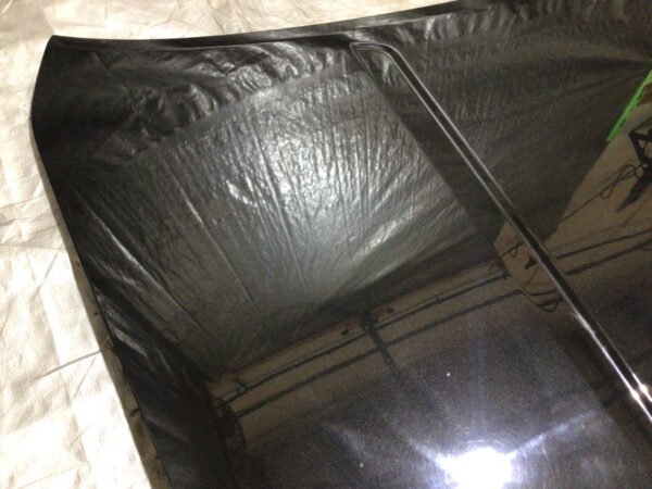 2003-2006 Nissan 350Z OEM Hood Panel / Magnetic Black Pearl 5Z021 - Image 2