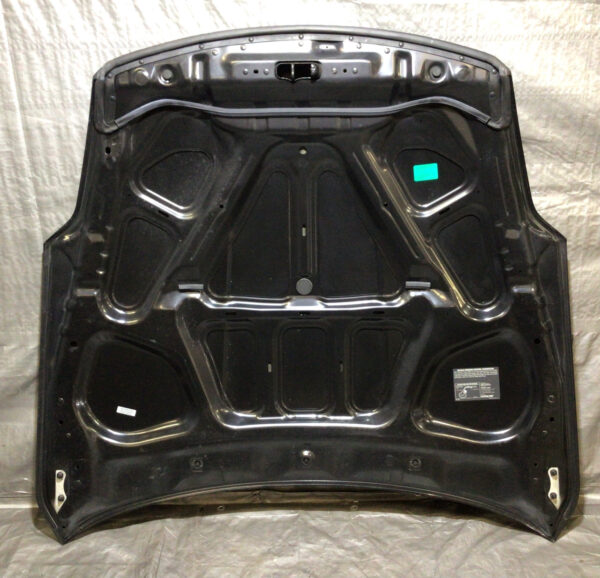 2003-2006 Nissan 350Z OEM Hood Panel / Magnetic Black Pearl 5Z021 - Image 4
