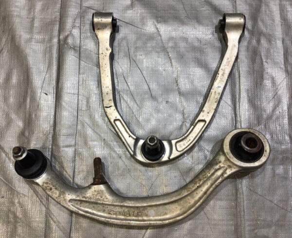 2003-2008 Nissan 350Z Driver Front Knee / Spindle / Control Arm Set / 113K 5Z019 - Image 2