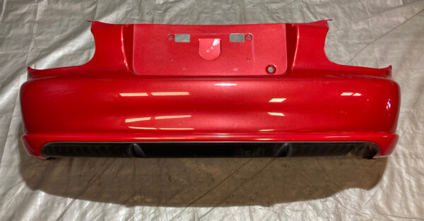 2004-2005 Mazdaspeed Miata Rear Bumper Cover w/ Diffuser Spoiler Trim / Velocity Red Mica NB219