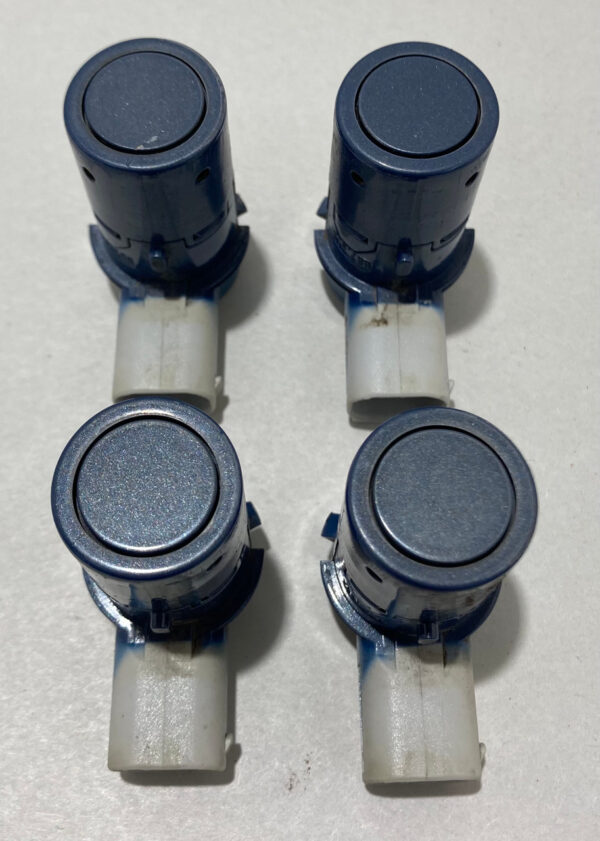2004-2008 Mini Cooper R50 R53 R52 Rear Parking Distance PDC Sensors / Set of 4 / Cool Blue Metallic / R1028