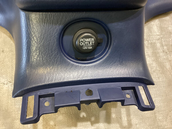 2004-2009 Honda S2000 AP2 Rear Console Storage Assembly / Trim / Blue / HS001 - Image 2