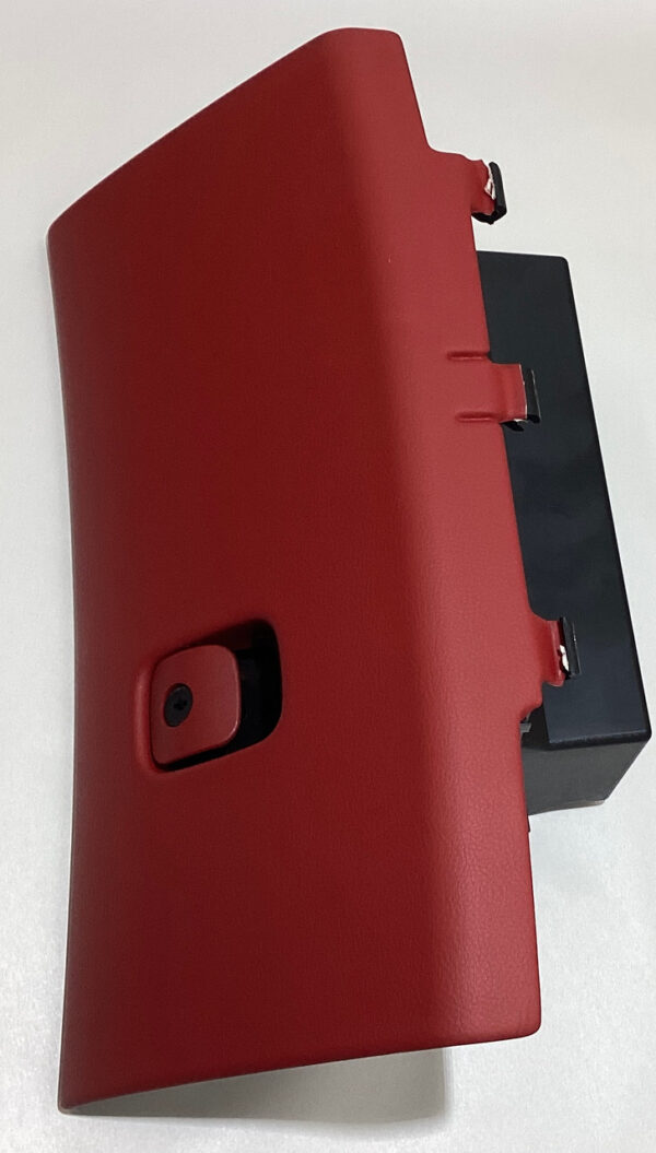 2005 Chevrolet Corvette C6 OEM Glove Box Lid Panel / Red / C6011 - Image 4