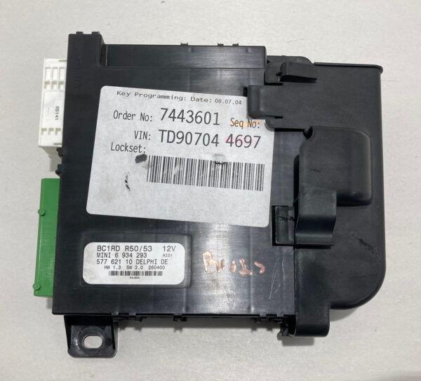 2005 Mini Cooper S R53 Hatchback Footwell Body Control Module / 7443601 / R1027