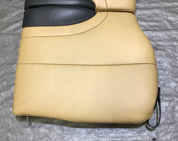 2005-2008 Mini Cooper R52 Convertible Rear Seats / Cordoba Beige Leather / R1011 - Image 4