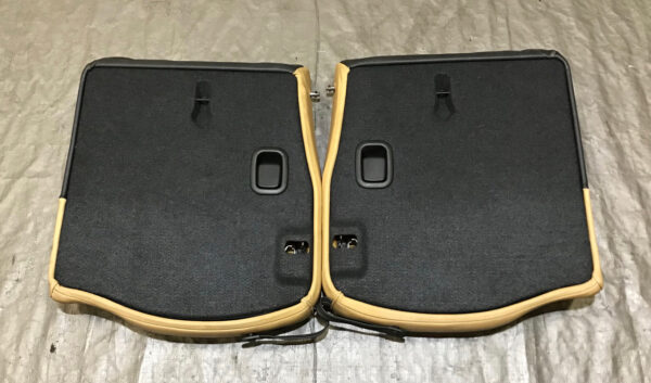 2005-2008 Mini Cooper R52 Convertible Rear Seats / Cordoba Beige Leather / R1011 - Image 5