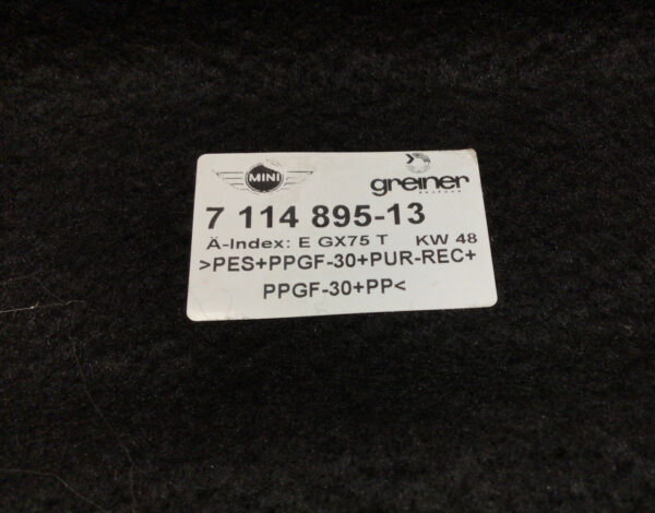 2005-2008 Mini Cooper R52 Convertible Tonneau Cover Trunk Luggage Cover / OEM / R1021 - Image 3