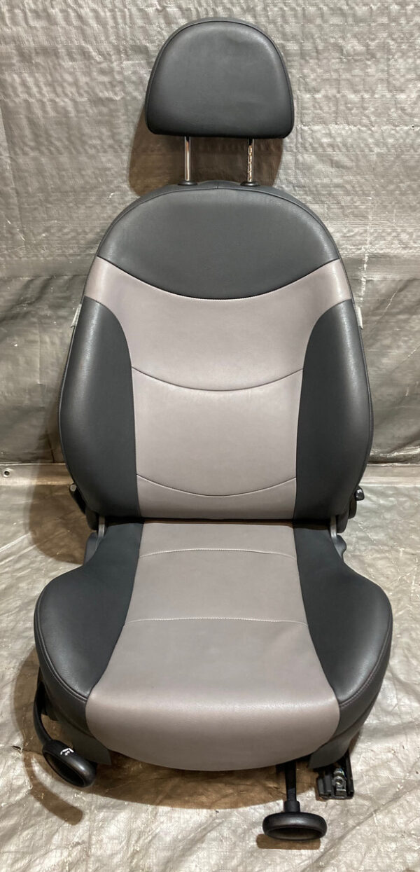 2005-2008 Mini Cooper S R52 Convertible Silver Gray Leatherette Seats / Front & Rear / R1028 - Image 3