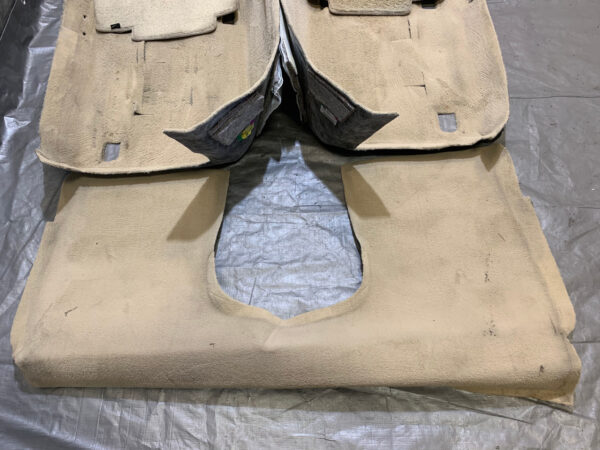 2005-2012 Chevrolet Corvette C6 Base Coupe Cashmere Floor Carpet Set w/ Mats / OEM / C6001 - Image 3