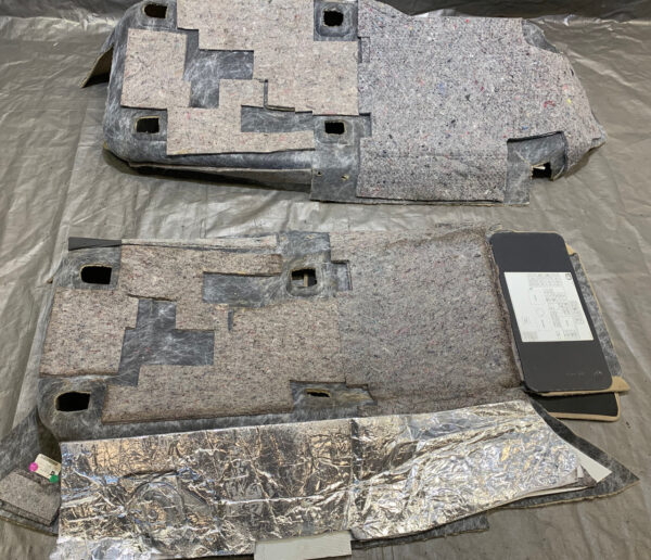 2005-2012 Chevrolet Corvette C6 Base Coupe Cashmere Floor Carpet Set w/ Mats / OEM / C6001 - Image 5