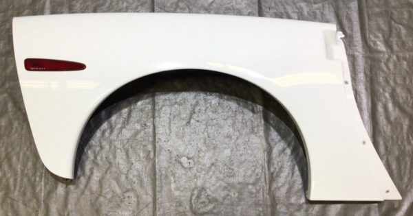 2005-2013 Chevrolet Corvette C6 Base Convertible Passenger Side Rear Quarter Panel / Arctic White C6011 - Image 2