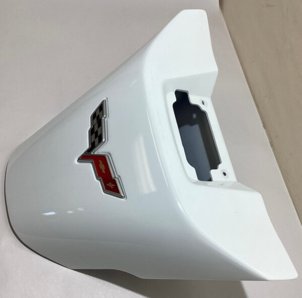 2005-2013 Chevrolet Corvette C6 Convertible Rear Waterfall Trim Panel / Arctic White C6011 - Image 2