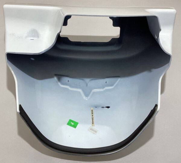 2005-2013 Chevrolet Corvette C6 Convertible Rear Waterfall Trim Panel / Arctic White C6011 - Image 4