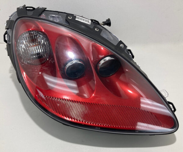 2005-2013 Chevrolet Corvette C6 Passenger Side Xenon HID Headlight / Crystal Red Metallic C6016