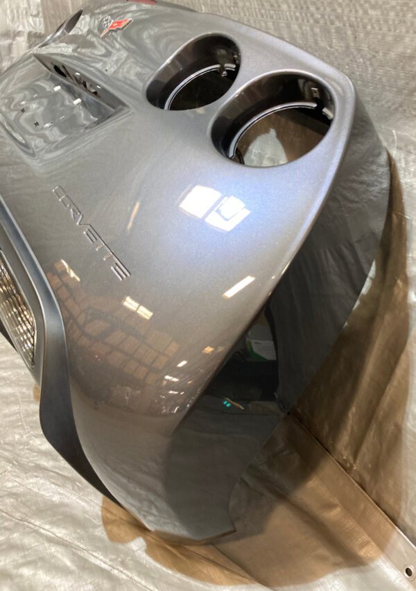 2005-2013 Chevrolet Corvette C6 Rear Bumper Cover Fascia w/ Diffuser Trim Panel / Cyber Gray Metallic C6014 - Image 4