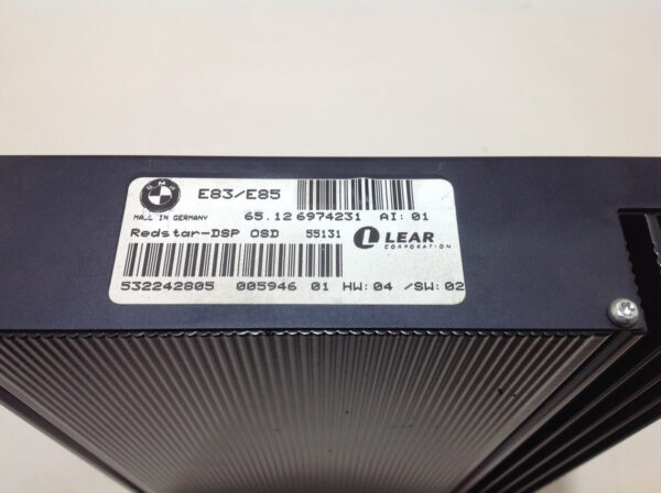 2006-2008 E85 BMW Z4 Radio Amplifier / Lear Redstar DSP / 65126974231 / Z4020 - Image 2