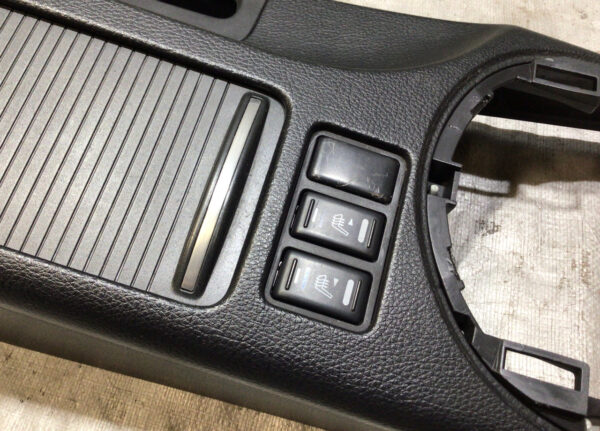 2006-2008 Nissan 350Z Convertible Center Console w/ Lid / Black / 5Z015 - Image 5