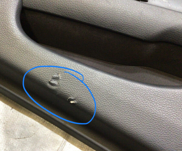 2006-2008 Nissan 350z Interior Door Panels / Black / Pair / DAMAGE / 5Z016 - Image 3