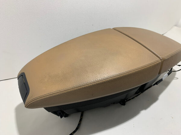 2006-2009 BMW M6 Center Console Armrest / Portland Brown Leather / M6001 - Image 3