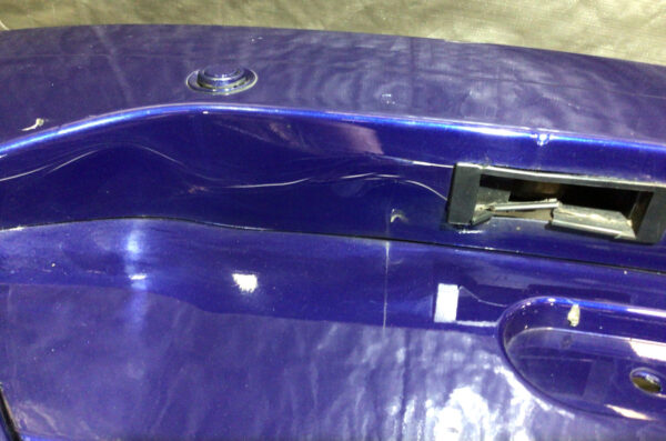 2006-2010 BMW M6 Rear Bumper Cover w/ PDC / Interlagos Blue / M6003 - Image 4
