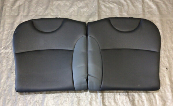2007-2013 Mini Cooper R56 Hatchback Rear Seats / Black Leatherette / R2013 - Image 2