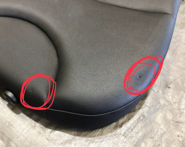 2007-2013 Mini Cooper R56 Hatchback Rear Seats / Black Leatherette / R2013 - Image 3