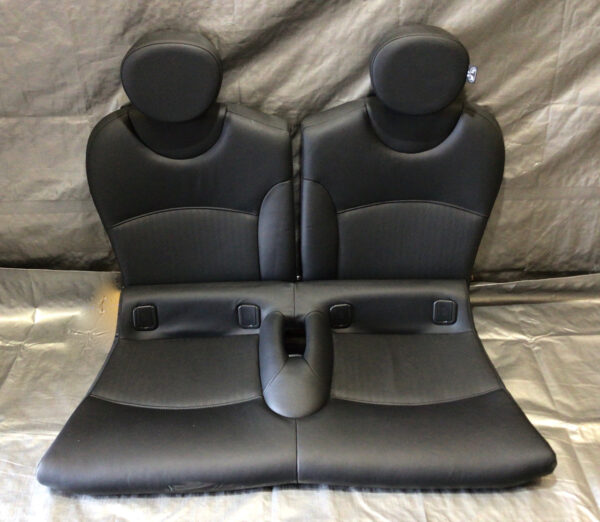 2007-2013 Mini Cooper R56 Hatchback Rear Seats / Punched Black Leather / R2017