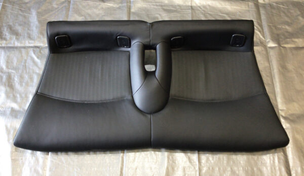 2007-2013 Mini Cooper R56 Hatchback Rear Seats / Punched Black Leather / R2017 - Image 3