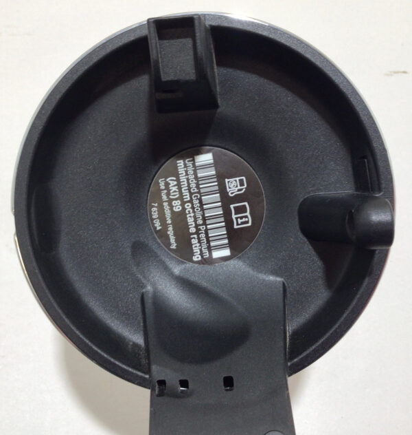 2007-2014 Mini Cooper R55 R56 Chrome Fuel Door w/ Trim / Midnight Black Metallic R2027 - Image 5